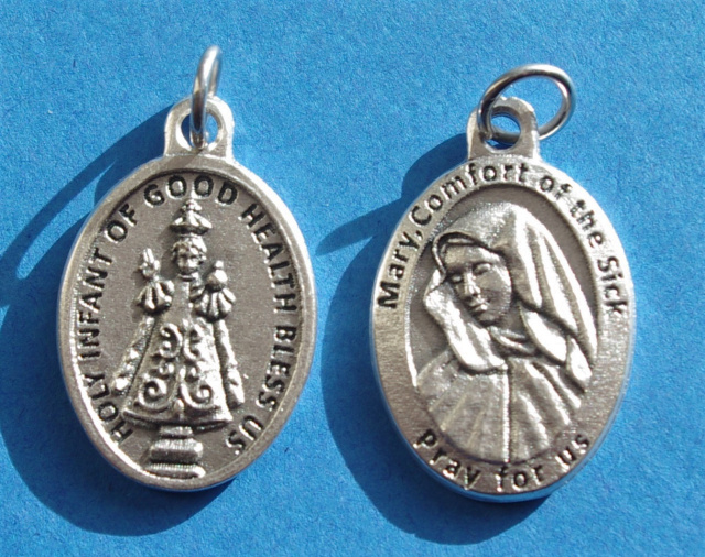 ***EXCLUSIVE*** Infant of Good Health/Mary, Comfort of the Sick Medal 